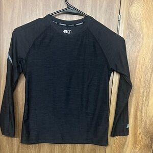 Russell Athletic Dri-Power Black Tee